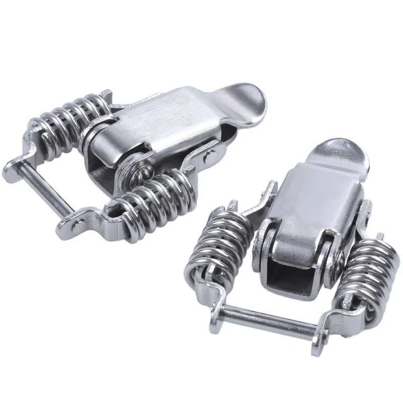 

8X Toolbox Draw Compression Spring Toggle Latch Catch Clamp Silver