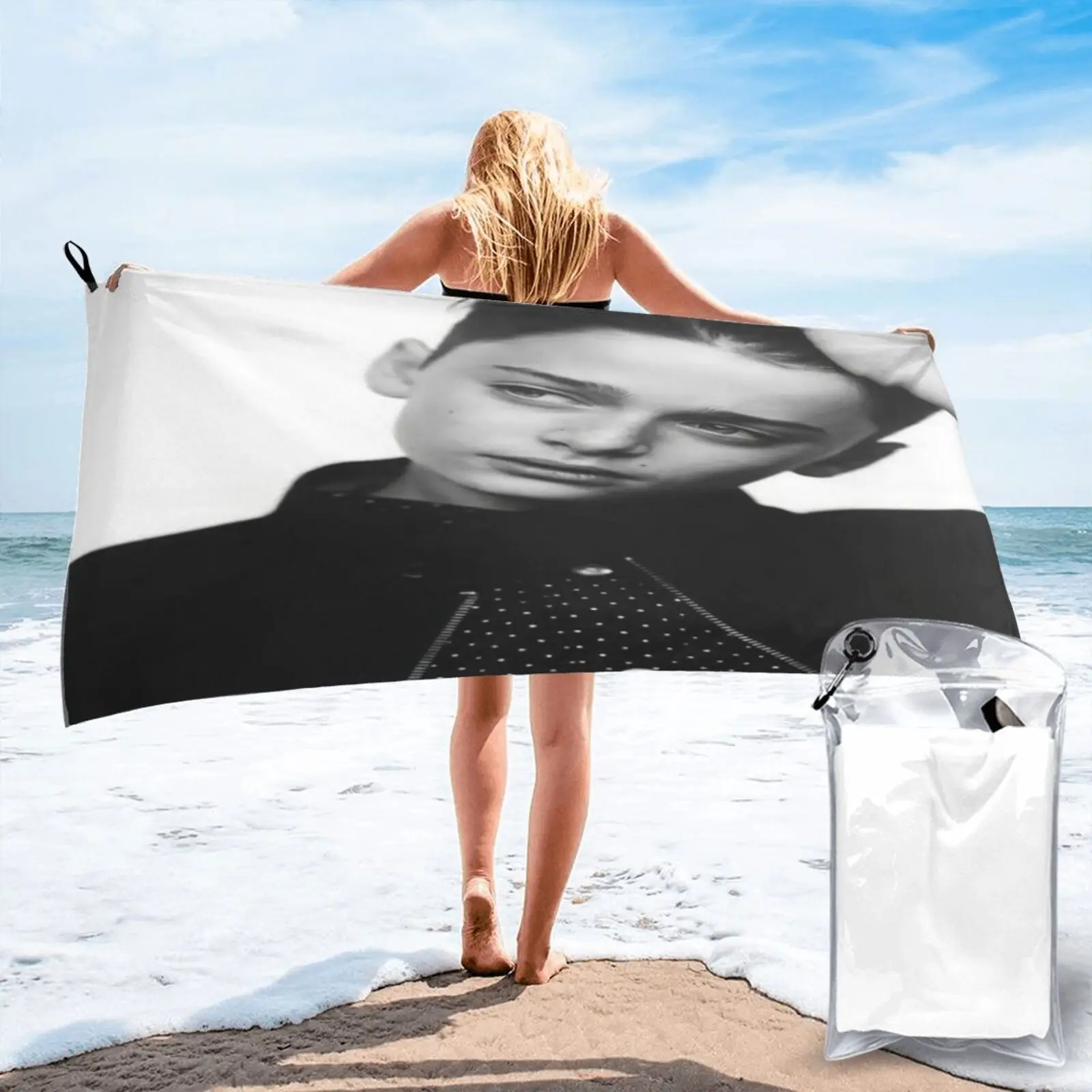 

Noah Schnapp 1698 Beach Towel For The Beach Hair Towel Large Beach Towels Beach Blanket Kitchen Towel Hand Towels Terry Towels