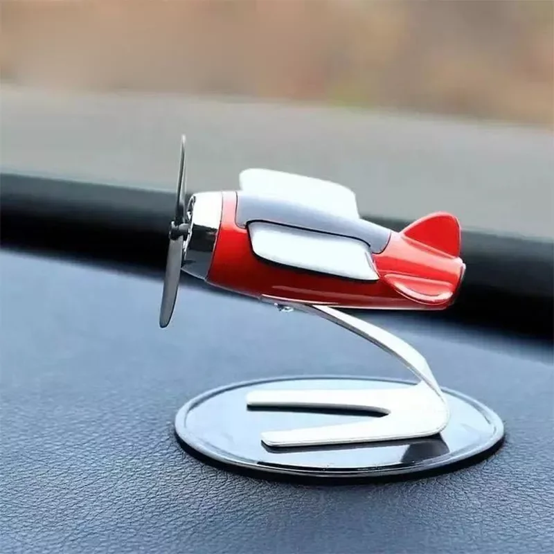 

Car interior accessories solar airplane model center console decoration air freshener
