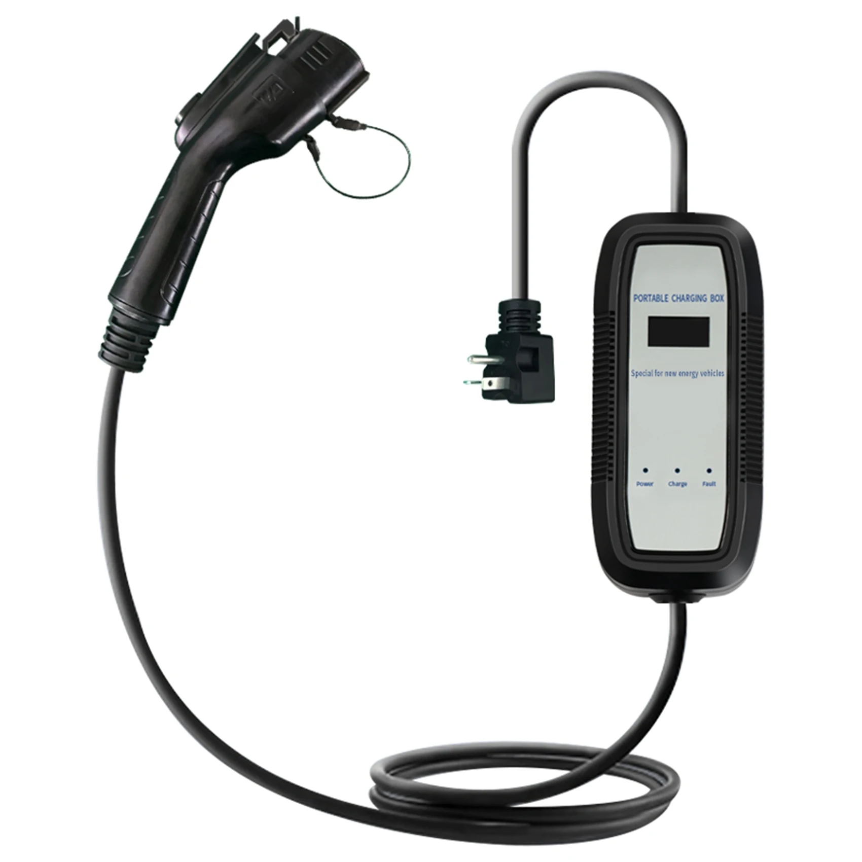 

Electric Vehicle Charging Station 5M with Screen Display Portable EV Charger SAEJ1772 Type 1 16A US Plug