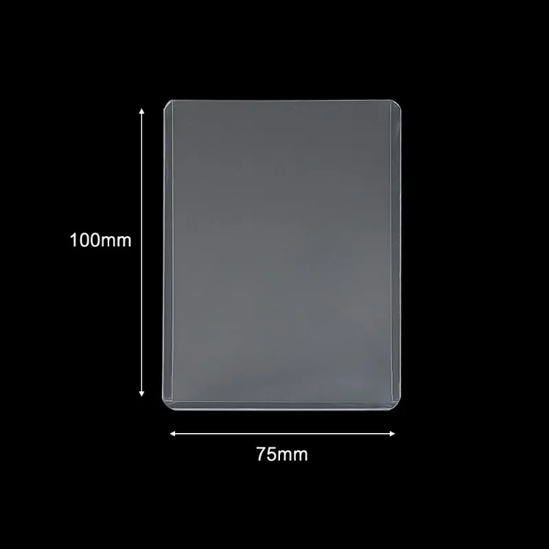 10/1 шт. прозрачные защитные открытки из ПВХ