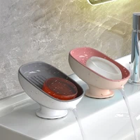 super suction cup soap dish with drain water for bathroom soap holder kithcen sponge holder soap container bathroom supplies