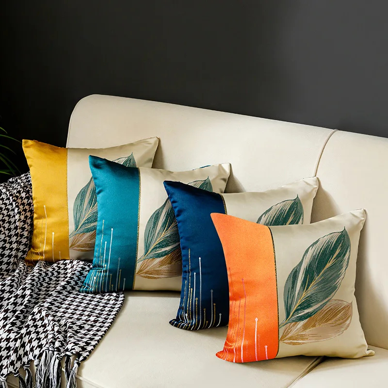 

Light Luxury New Cushion Cover Pillow Cover For Sofa Office Waist Back Cover Home Decorative Pillowcase DecoratiIve 45x45cm
