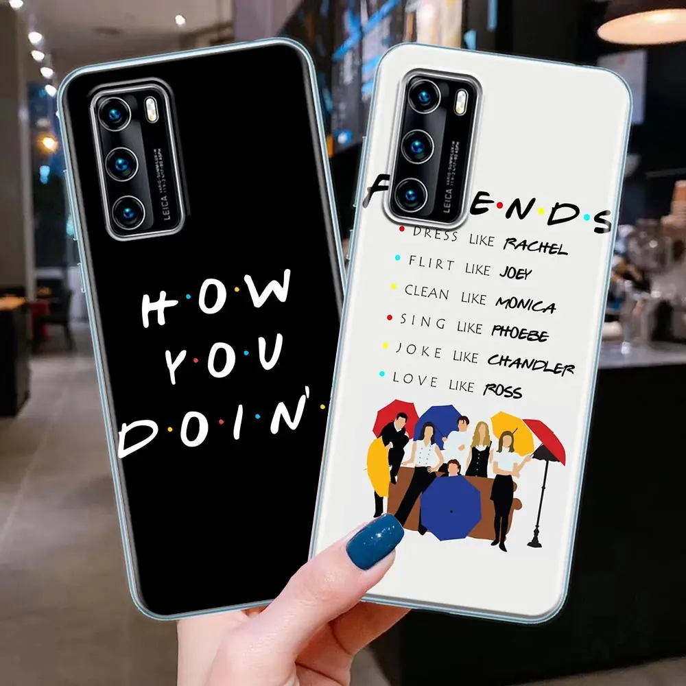 

Phone Case for Huawei P20 P30 P40 Plus Lite 4G P50 Pro P Smart Z 2019 Silicone Cover Tv Show Yinuoda Central Perk Coffee Friends