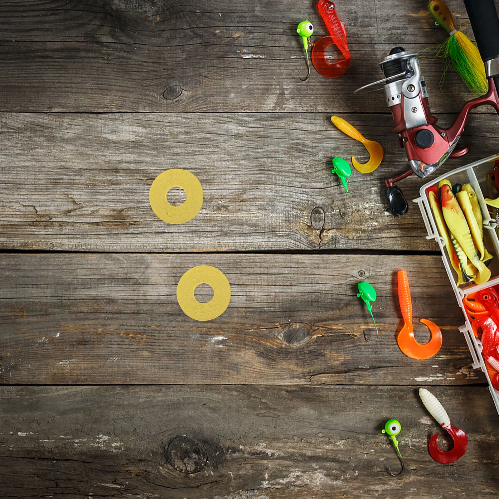 100 шт. катушки для лески круглая форма рыболовные снасти (разноцветные)