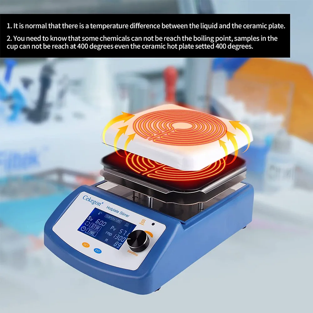 Лабораторное оборудование магнитная мешалка с регулятором температуры 5000 мл 220 В