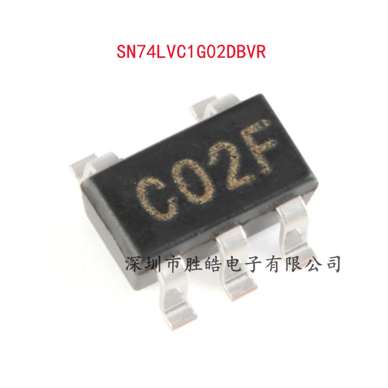 

(10PCS) NEW SN74LVC1G02DBVR 74LVC1G02 Single 2-Input Positive or Non-Gate Logic Chip SOT-23-5 Integrated Circuit