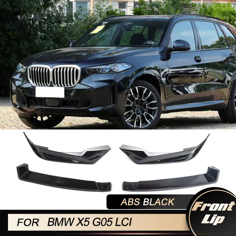 Автомобильный передний бампер спойлер для BMW X5 G05 LCI M Sport 4-дверный 2024 гоночный