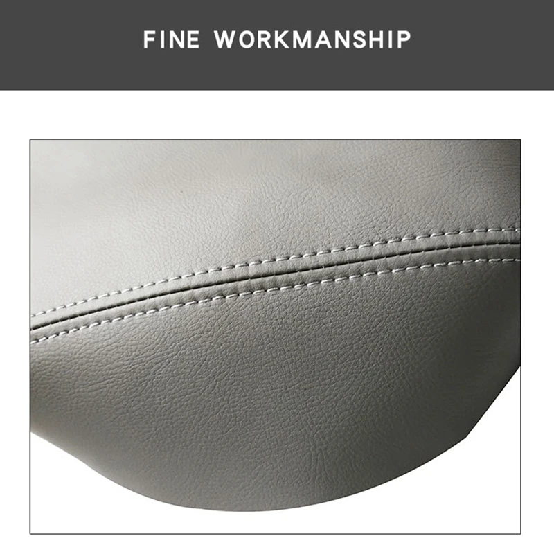 Наклейка на крышку подлокотника центральной консоли из искусственной кожи для