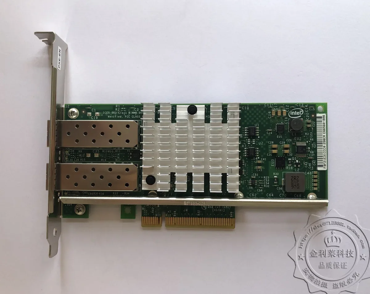 Оригинальная двухпортовая оптоволоконная сетевая карта X520-DA2/SR2 82599ES 10G Synology ESXI