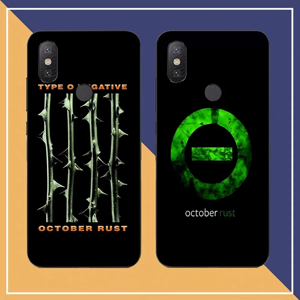 Чехол для телефона Rock Band T-Type O N-Negative Redmi Note 4 X 5 A 6 7 8 T 9 9S 10 11 11S 11Epro Poco M3 Pro
