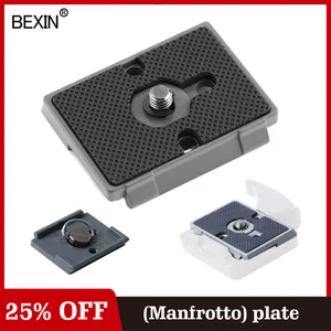 Пластина для штатива камеры Bexin323 , пластина для штатива 200pl-14, Зажимная Монтажная пластина, быстросъемный адаптер для совместимой камеры manfrotto 200pl dslr