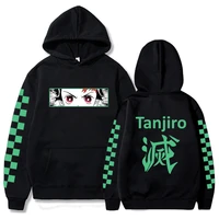 anime sweatshirts demon slayer hoodie kimetsu no yaiba sweatshirt tanjiro kamado cozy tops oversized hoody man woman streetwear