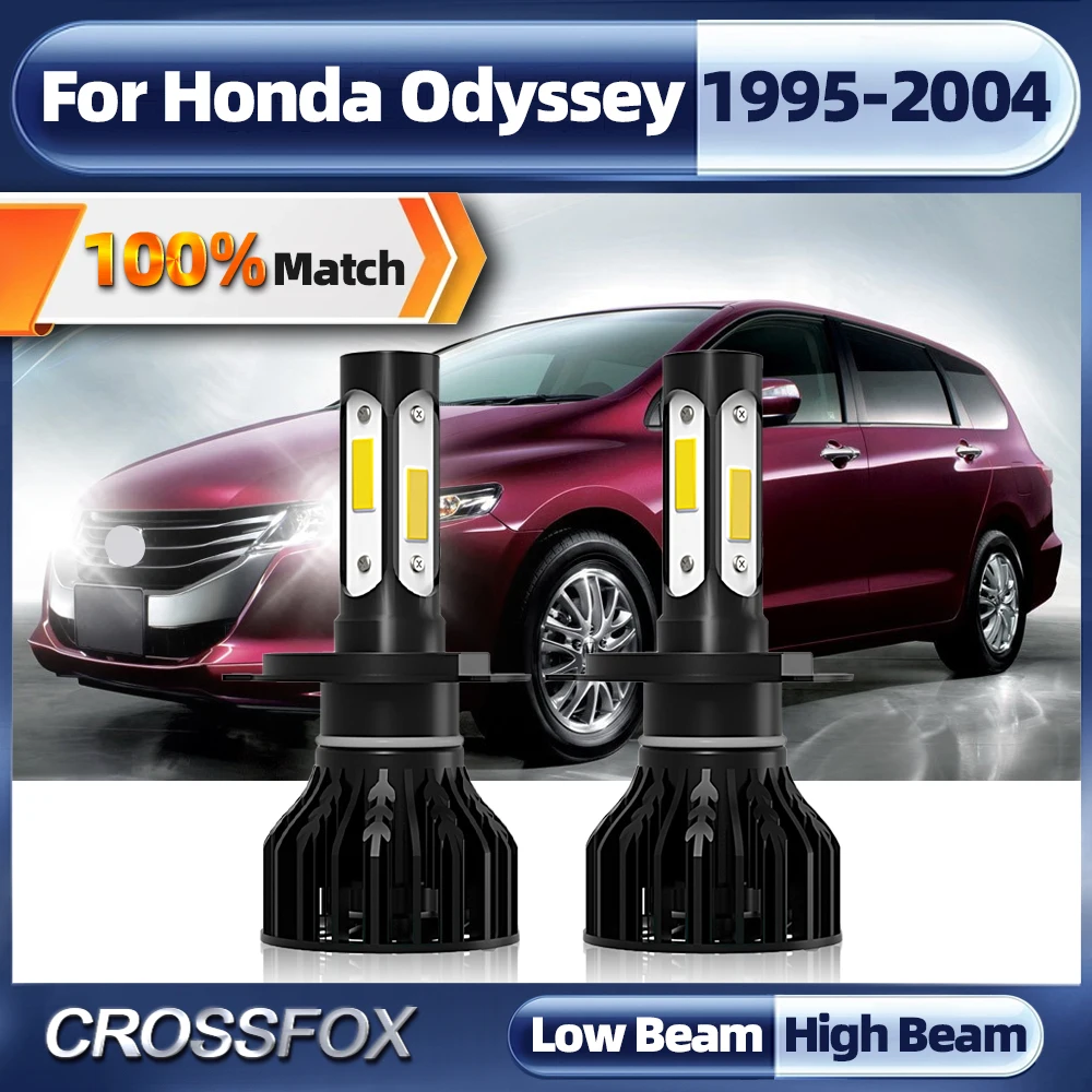 

20000LM H4 Canbus светодиодный фары дальнего ближнего света светодиодный лампочка для фар турбо лампа для Honda Odyssey 1995-1999 2000 2001 2002 2003 2004
