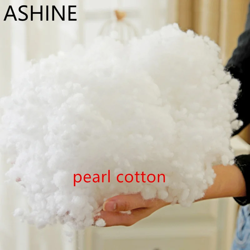 1000g Polyester Fiber filling Pearl PP Cotton  Feather velvet Stuffing FiberFill Material Toys pillows Doll insert Fiberfill