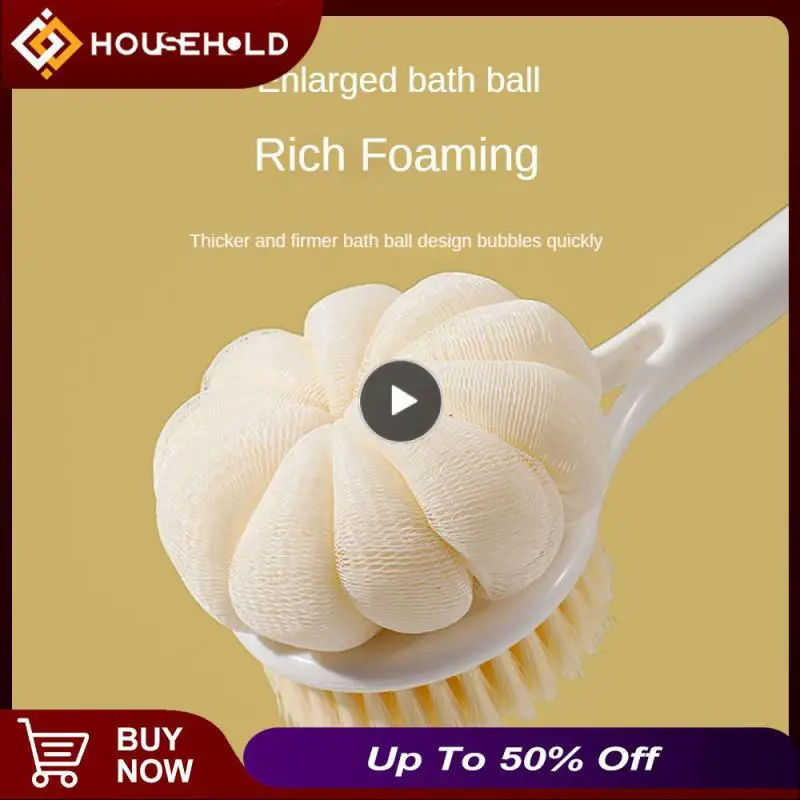 

Hanging Rope Design Bath Brush No Dead Corners Cleaning Of The Skin 4 Colors Scrubbing Artifact Fits The Back Bathroom Products