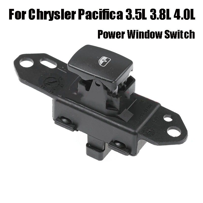 

Right Rear Drive Passenger Side Power Window Switch Control Button for Chrysler Pacifica 3.5L 3.8L 4.0L 04685984AA