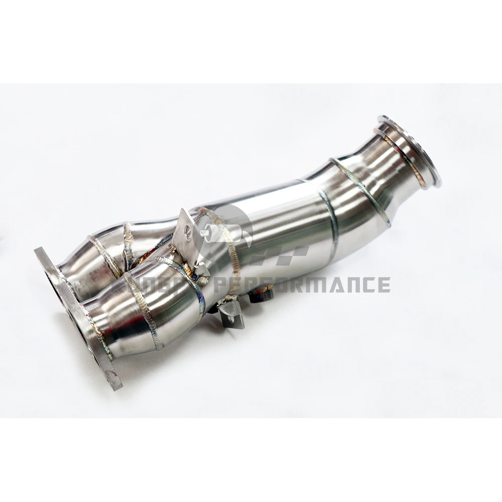 Фото Выхлопная труба KUNGFU PERFORMANCE SS304 Catless N55 для BMW E82 E88 135i E90 E92 335i 2011-2012 Single Turbo №2