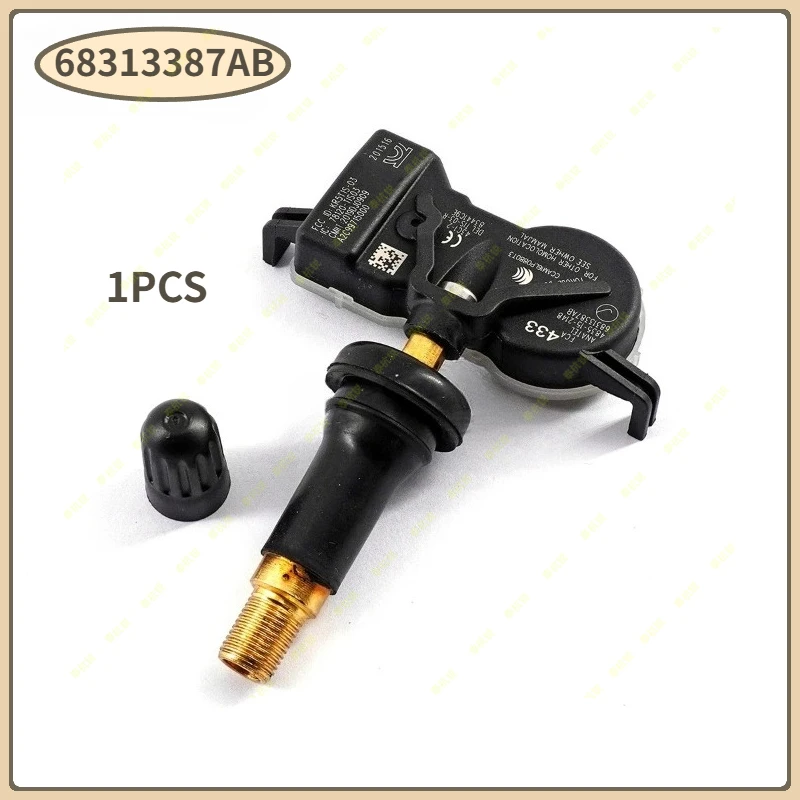 Фото 68313387AB 1/4 шт. TPMS датчик системы контроля давления в шинах для Chrysler Pacifica Jeep Compass Renegade №2