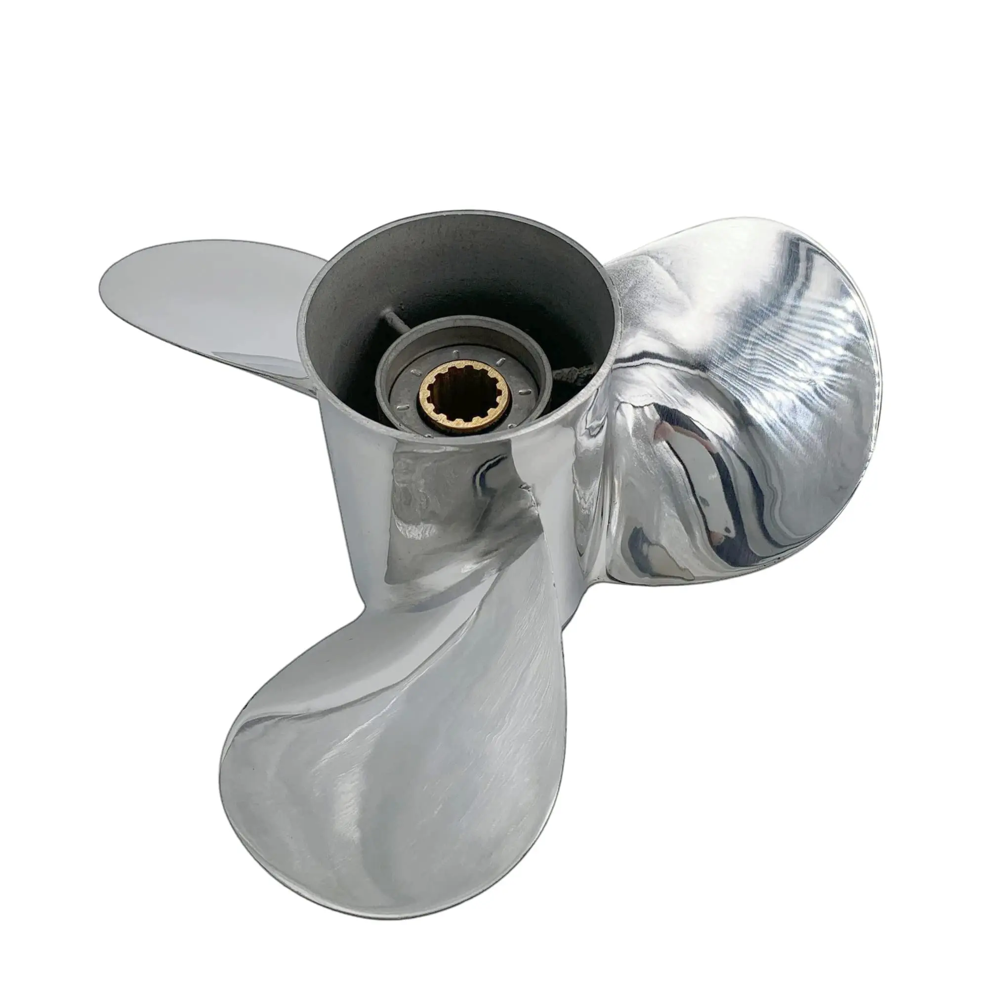 Лодочный пропеллер 11x15 подходит для Yamaha подвесной 25-60HP из нержавеющей стали Prop SS 13