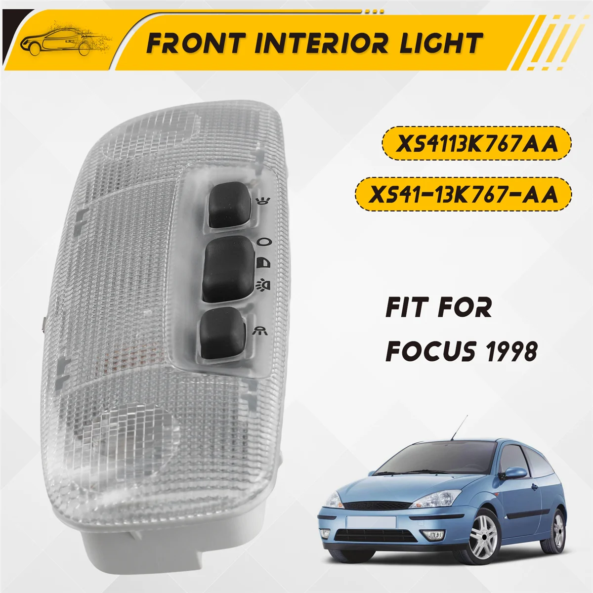 Новые потолочные светильники переднего внутреннего освещения XS4113K767AA для Ford Focus