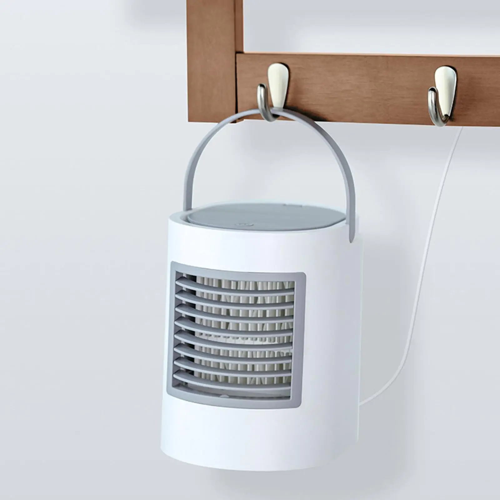 

3 in 1 Air Conditioner Humidifiers Air Cooler Fan LED Light Air Purify Quiet Cooling USB Desk Fan for Activities Office Tent