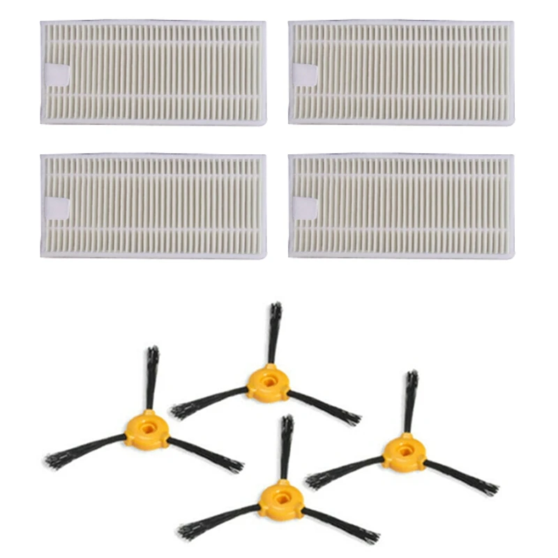 

Robotic Vacuum Cleaner With Side Brush Hepa Filter For Conga Slim 890 /750 Robotic Vacuum Cleaner Parts
