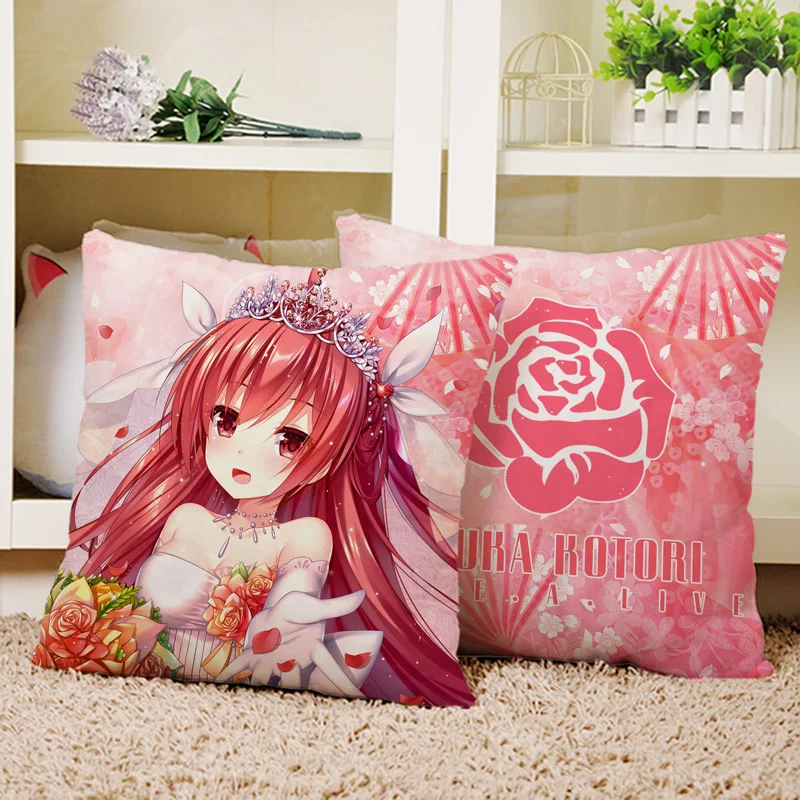 

Квадратная диванная подушка в стиле аниме свидание реальное искусство мультфильм косплей японская игра Сиеста короткая плюшевая диванная ...