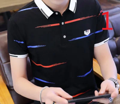 

2022 summer short-sleeved men's T-shirt Korean loose trend