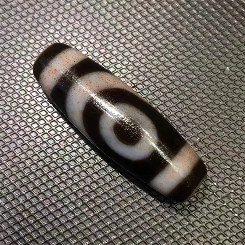 YB06 Cinnabar Dzi бусины 12*35 мм натуральный агат 2 глаза фэн-шуй амулет Высокая жирность