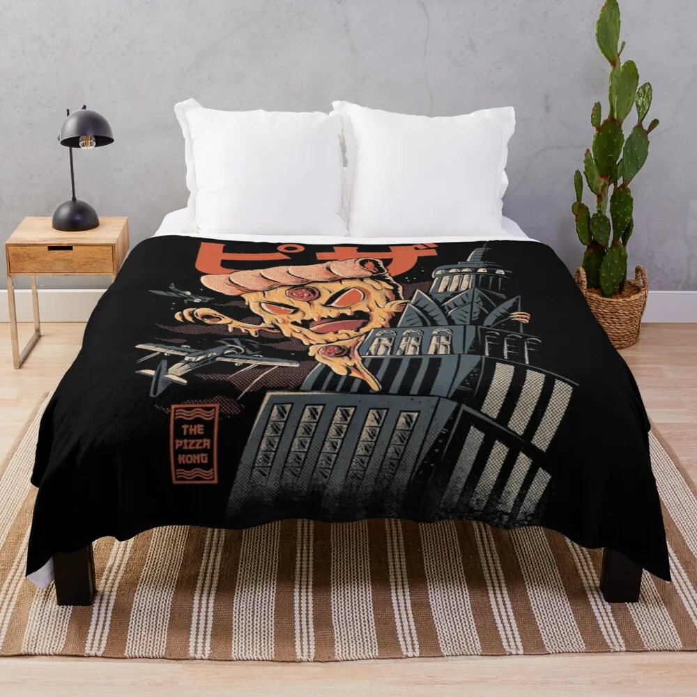 

Pizza Kong Leopard Print Cheap Sherpa Blanket Fluffy Blanket Warm Cozy Bed Blanket Throw Blankets