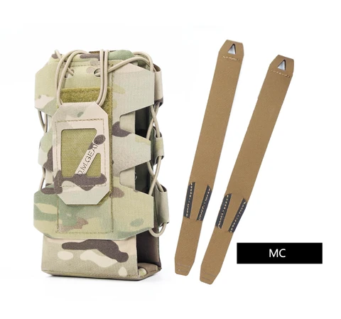 DMGear тактическая сумка для радио с системой «Молле», сумка для воды, рация, военный держатель, карманный внутренний телефонный чехол для переноски, охоты, кемпинга