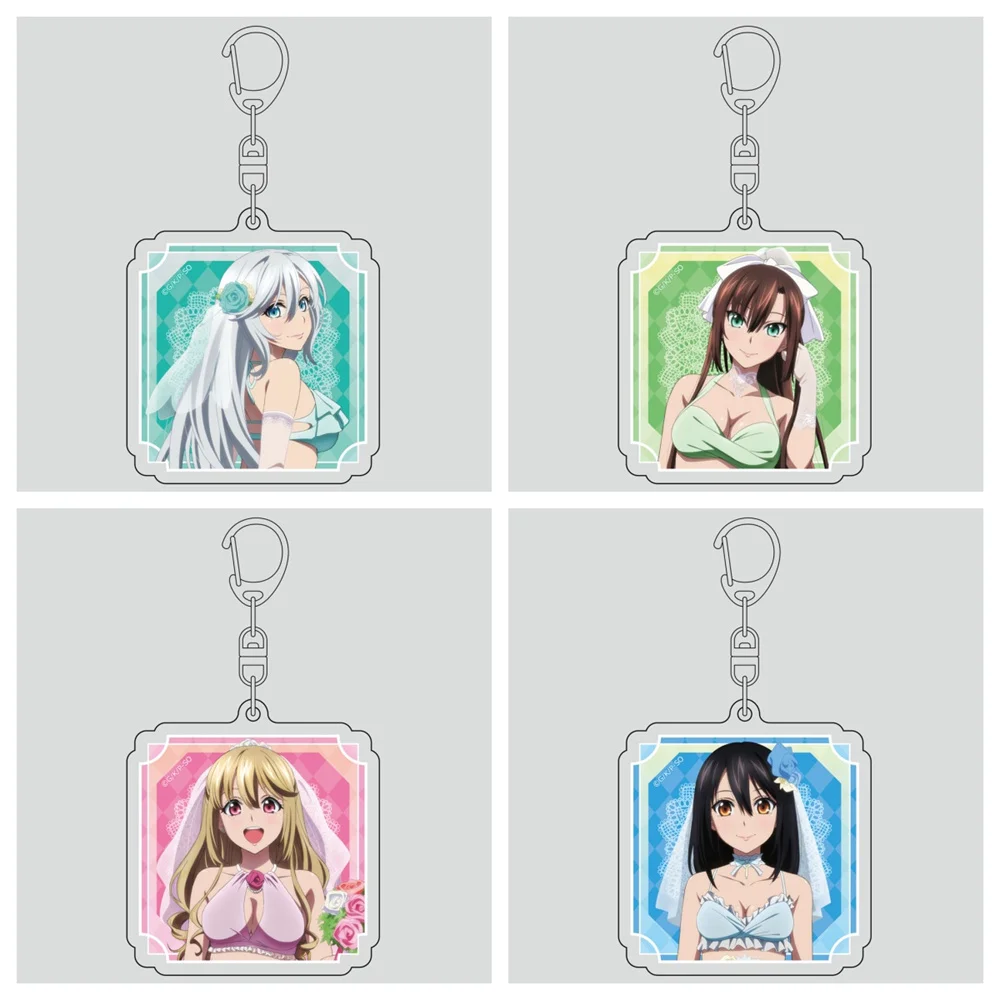6 см аниме Strike the Blood акриловый брелок модель косплей Шарм каракары орнамент