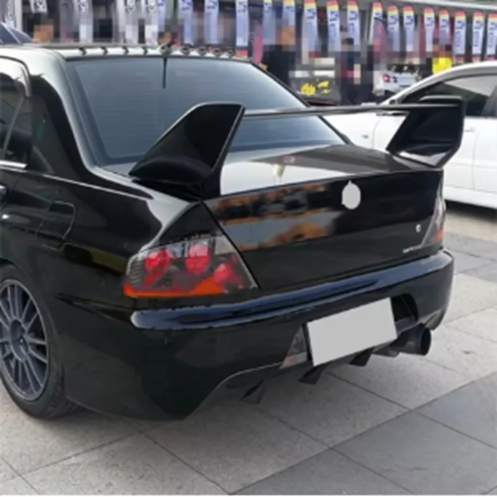 

Спойлер для Mitsubishi LANCER 2003–2008 гг., спойлер из АБС-пластика, украшение на хвостовое крыло, спойлеры заднего багажника, крылья для спойлера Lancer FD2
