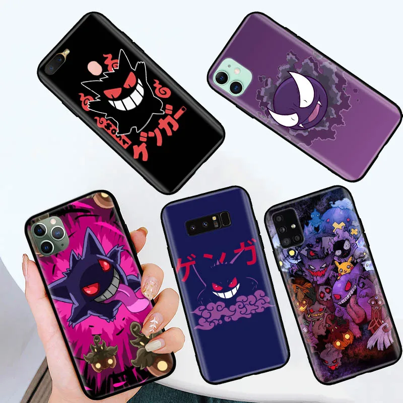 B-13 Pokemon Gengar Soft чехол для OPPO A1 A1K A31 A32 A35 A52 A53 A53S A54 A54S A57 A73 2020 A74 A83 A85 A91