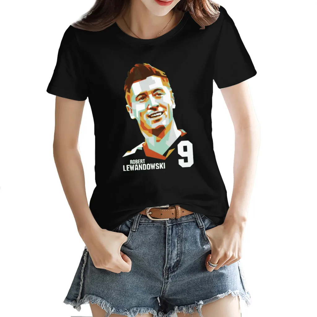 

T-shirts Poland Robertss and Lewandowss 7 Soccer Football Player Funny Travel Motion Kemp High quality USA Size