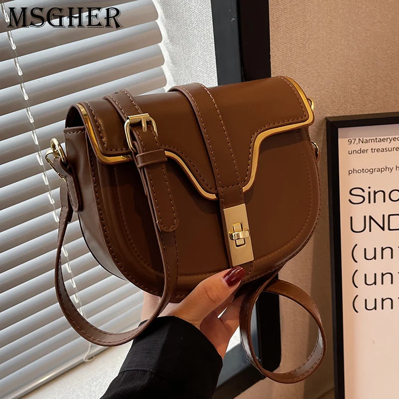 

Женские сумки-слинги через плечо с клапаном 2022, модные кожаные кошельки и сумочки, дизайнерская сумка на плечо, сумка-тоут с ручками из верев...