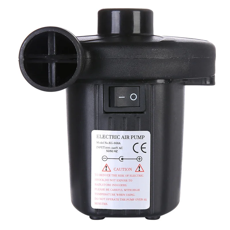12V Electric Air Pump Potable Inflatable Compressor For Mattress Swimming Pool Fast Filling Inflator Blower 3 Nozzles |