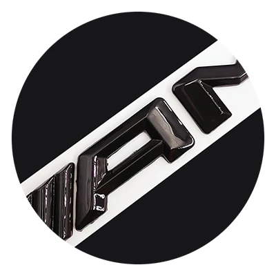 Индивидуальная эмблема AMG 3D наклейка на крышку багажника автомобиля Эмблема Для