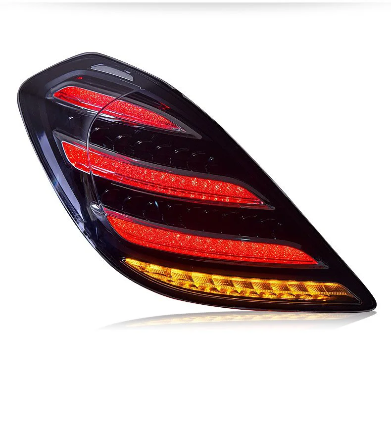 Фото Новые черные светодиодные задние фонари 2013-2016 годов для Mercedes Benz S-class 222 S320 S35 W222 12V №2