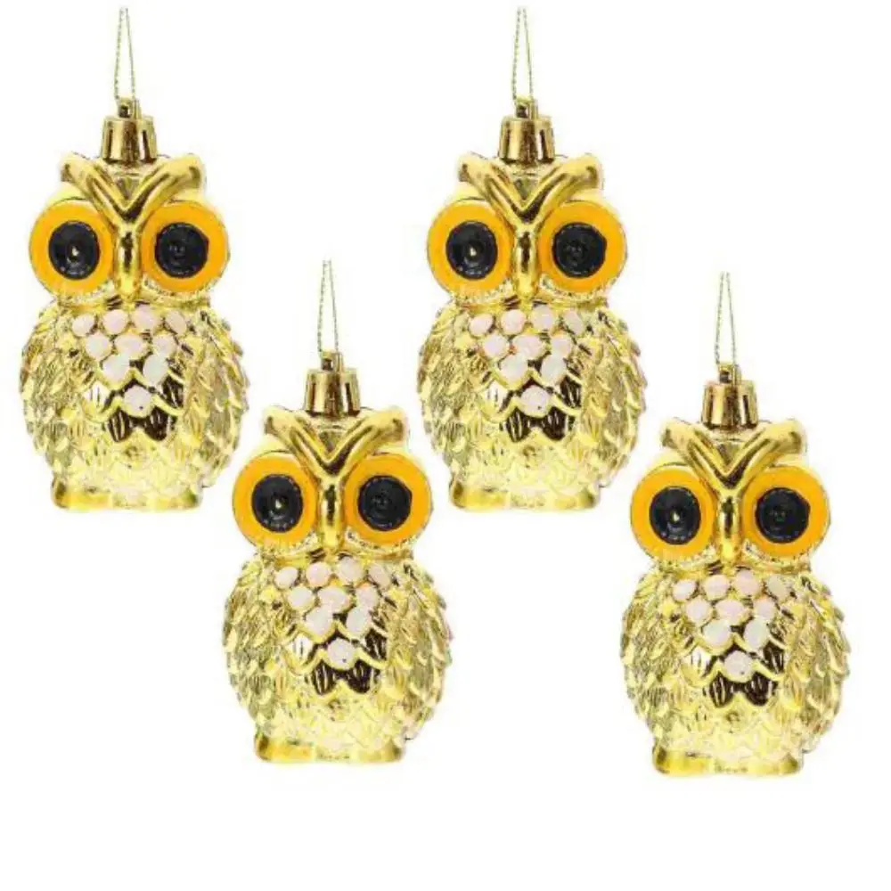 4 шт. пластиковые подвески в виде совы