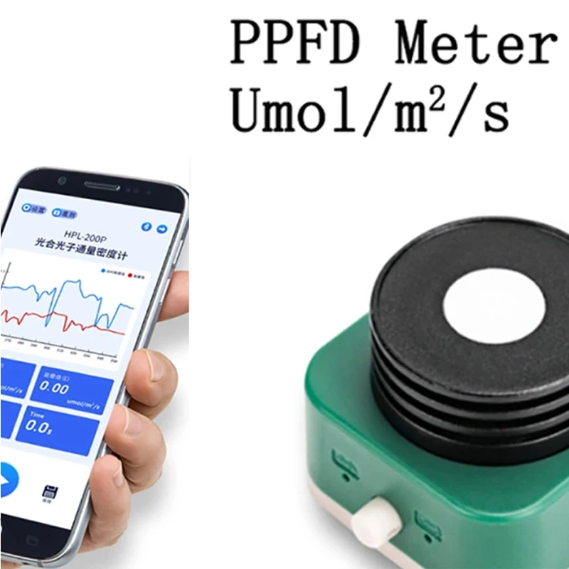 

PAR PPFD Meter HOPOOCOLOR HPL200P For Optical Quantum Flux Density Test