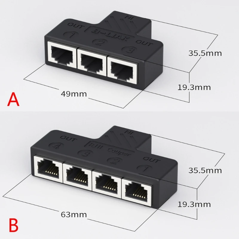 Разветвитель розеток RJ11 6P6C