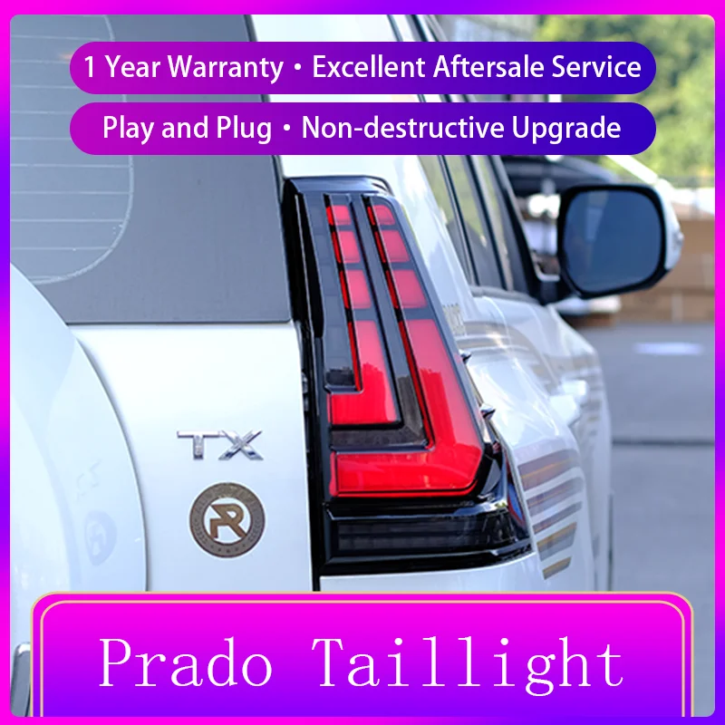 Автомобильная фара для Toyota Prado 2010-2021 LC150 пара задних фонарей Модифицированная