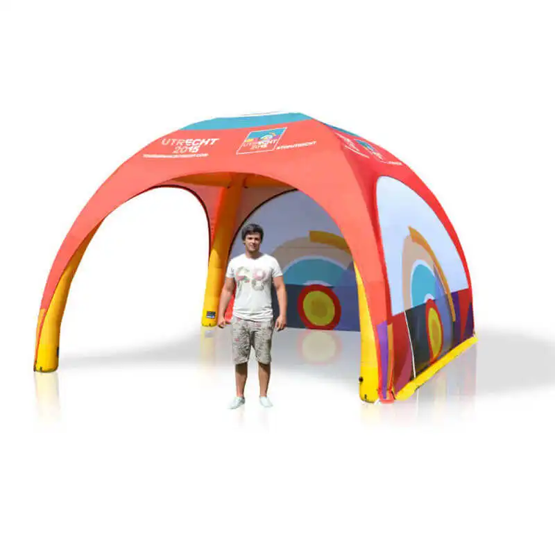 

Pop Up Waterproof Canopy Tent Custom Printing outdoor Advertising Giant Spider Marquee inflatable event tent