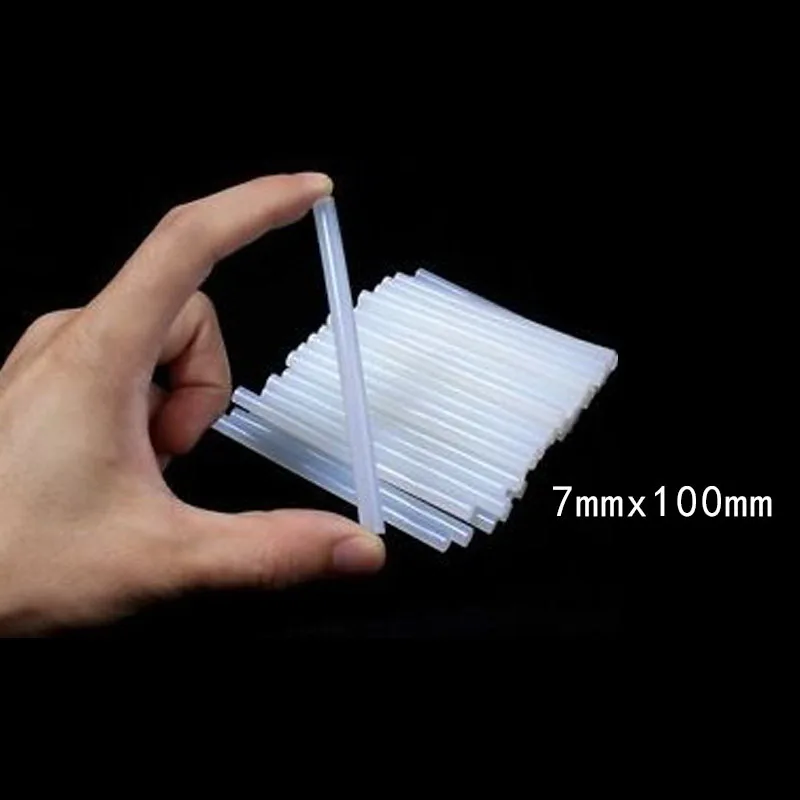 10 шт. 7 мм x 100 термоплавкий пистолет клеевые палочки пластиковые для клеевого