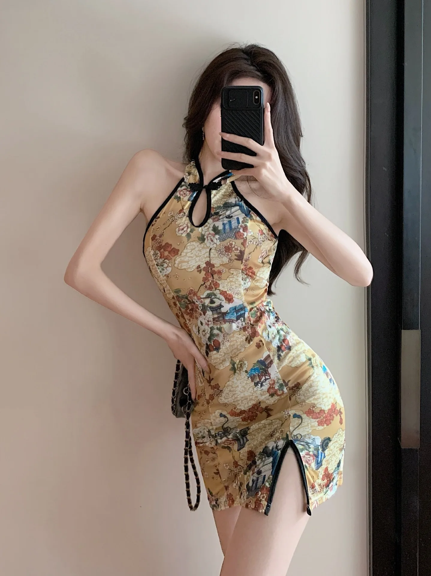 Новое приталенное Сетчатое красное элегантное нежное платье 1IQ1 без рукавов с