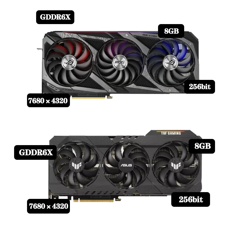 Рисунок 4 - GDDR6 карта ASUS RTX3070TI-O8G-GAMING