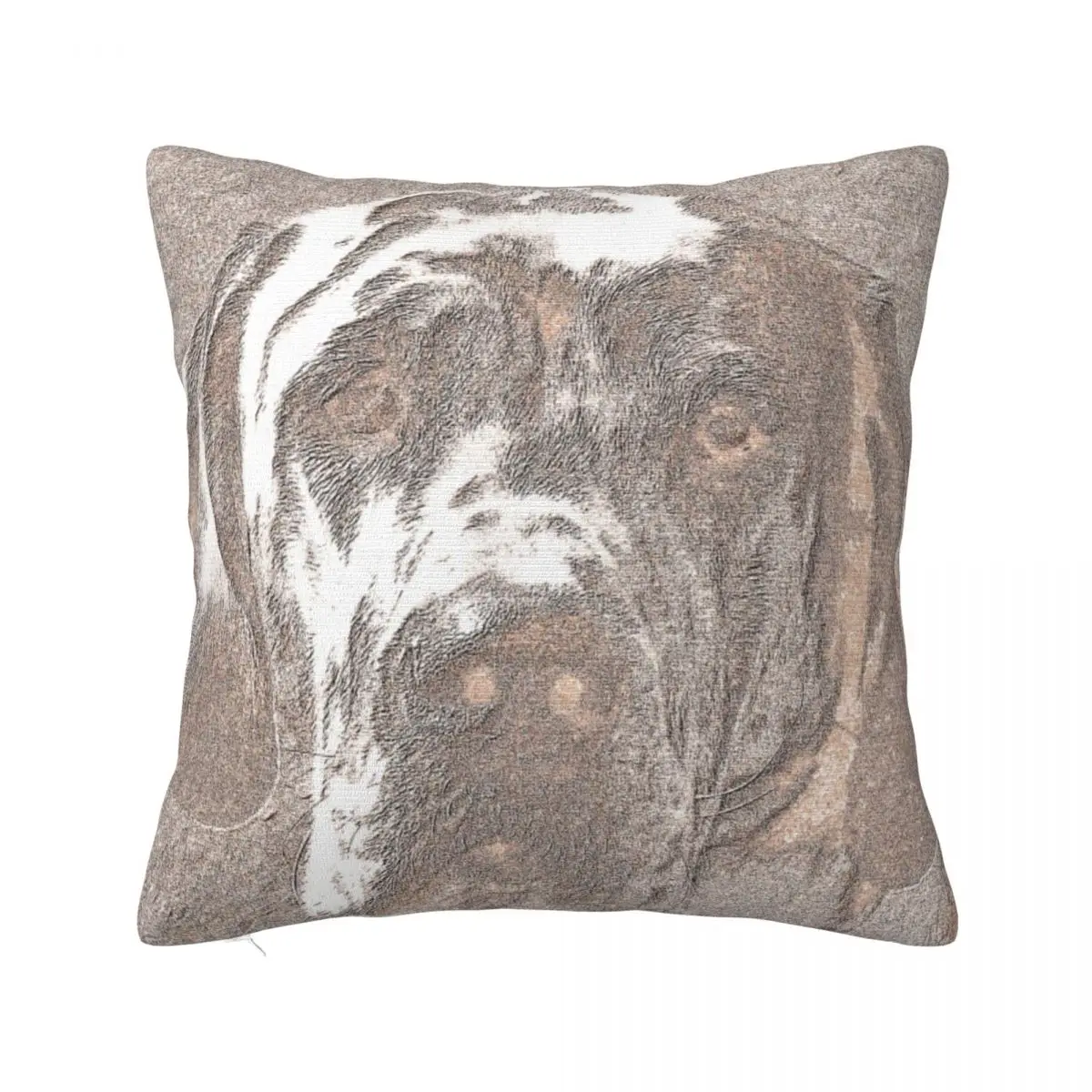 

Great Dane Pillowcase Printed Polyester Cushion Cover Gift Animal Dog Pillow Case Cover Living Room Square 18"
