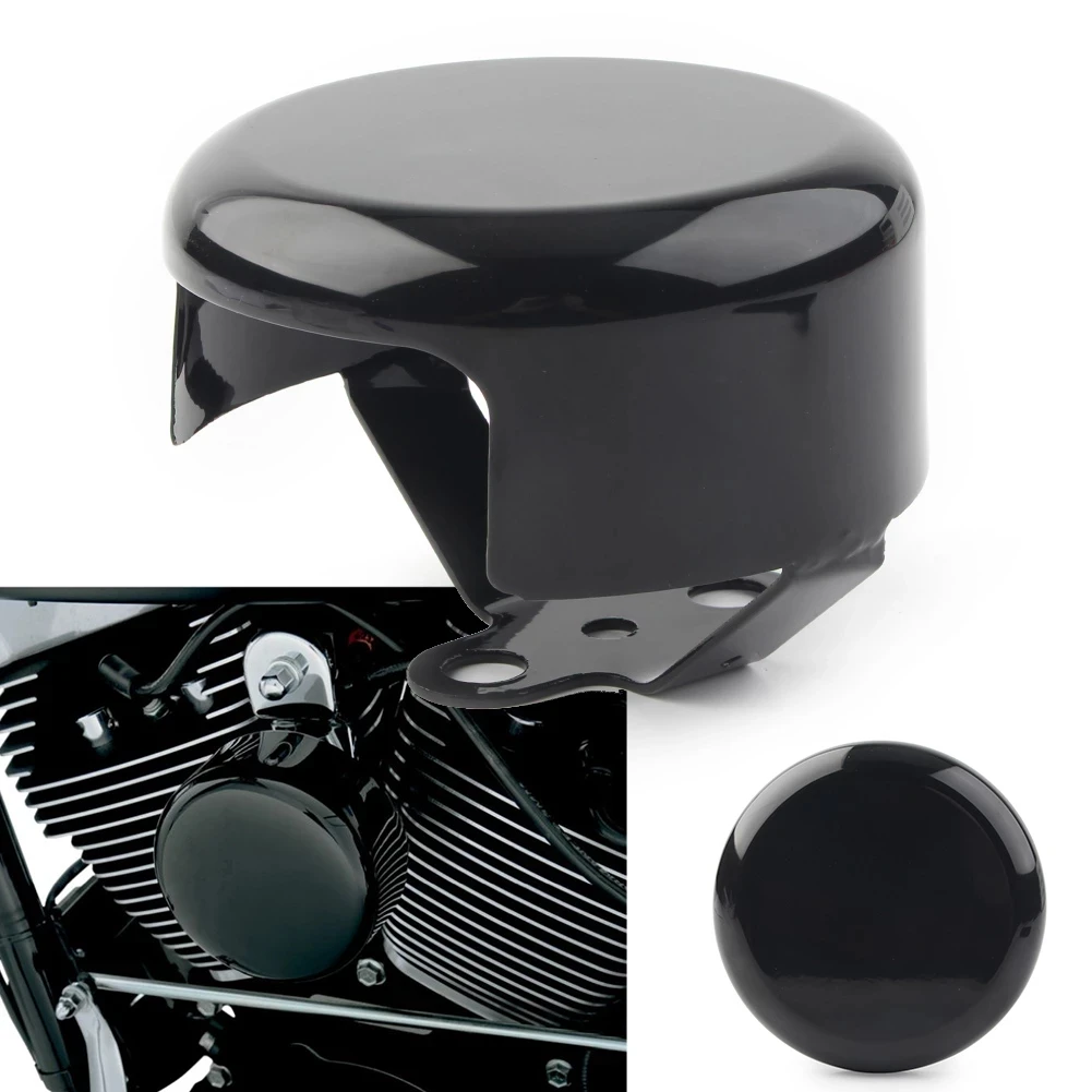 

Крышка клаксона мотоцикла, хромированная гладкая сталь для Harley Davidson 1991-2010 2011 2012 2013 2014 2015 2016 2017 Big Twin 45/8"